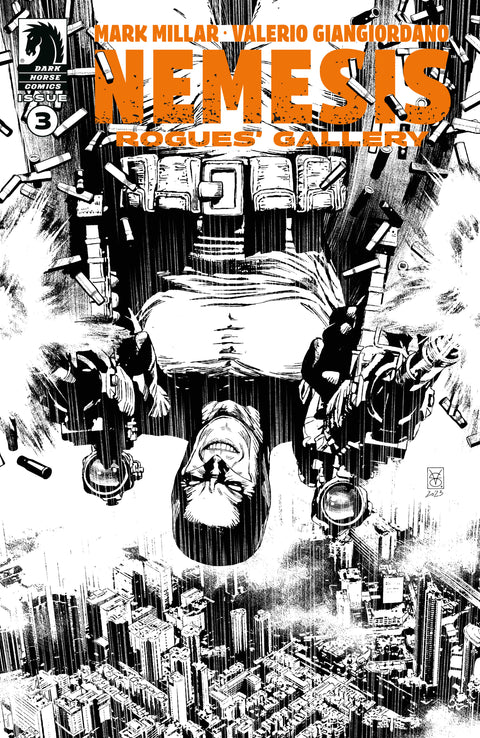 Nemesis: Rogues' Gallery #3 (CVR B) (B&W) (Valerio Giangiordano) Dark Horse Comics Mark Millar Valerio Giangiordano Valerio Giangiordano