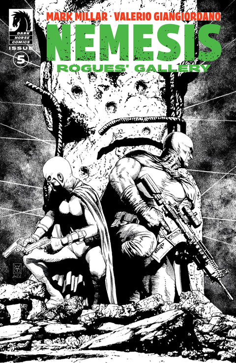 Nemesis: Rogues' Gallery #5 (CVR B) (B&W) (Valerio Giangiordano) Dark Horse Comics Mark Millar Valerio Giangiordano Valerio Giangiordano