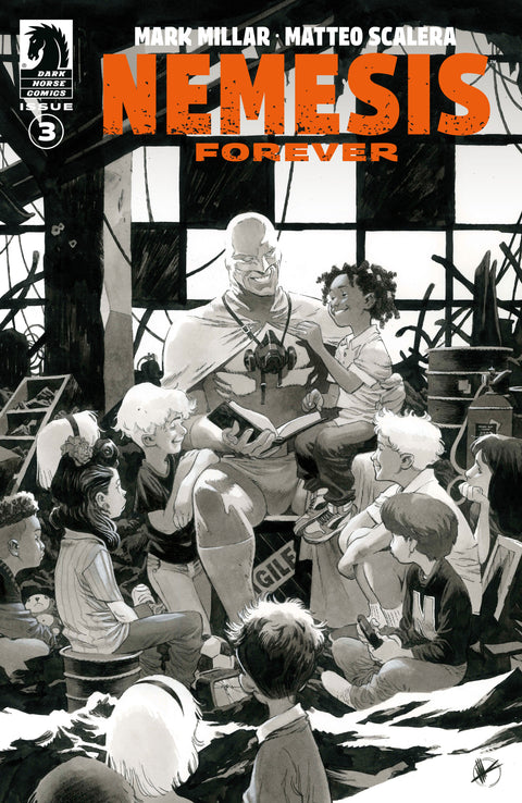 Nemesis Forever 3 Comic Matteo Scalera B&W Variant Dark Horse Comics 2025