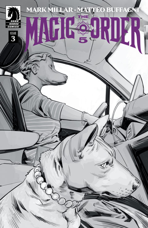 The Magic Order 5 #3 (CVR B) (B&W) (Matteo Buffagni) Dark Horse Comics Mark Millar Matteo Buffagni Matteo Buffagni