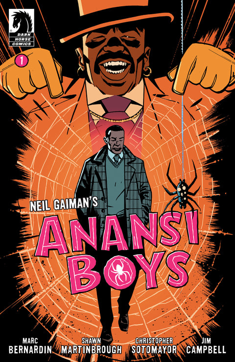 Anansi Boys I #1 (CVR B) (Shawn Martinbrough) Dark Horse Comics Neil Gaiman Shawn Martinbrough Shawn Martinbrough