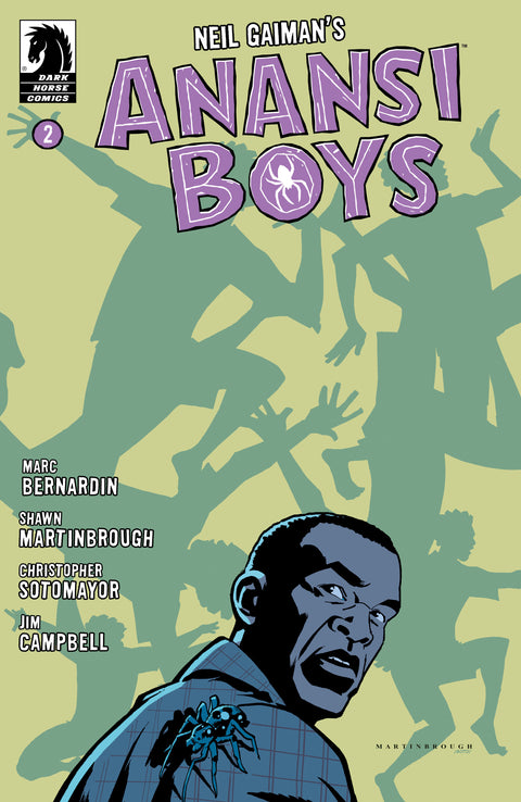 Anansi Boys I #2 (CVR B) (Shawn Martinbrough) Dark Horse Comics Neil Gaiman Shawn Martinbrough Shawn Martinbrough