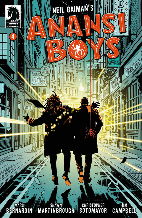 Anansi Boys I #4 (CVR B) (Shawn Martinbrough) Dark Horse Comics Neil Gaiman Shawn Martinbrough Shawn Martinbrough