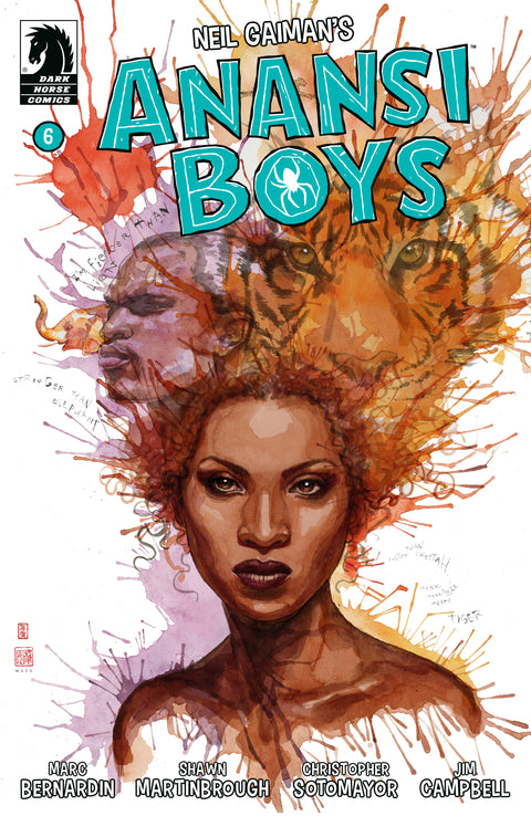 Anansi Boys I #6 (CVR A) (David Mack) Dark Horse Comics Neil Gaiman Shawn Martinbrough David Mack