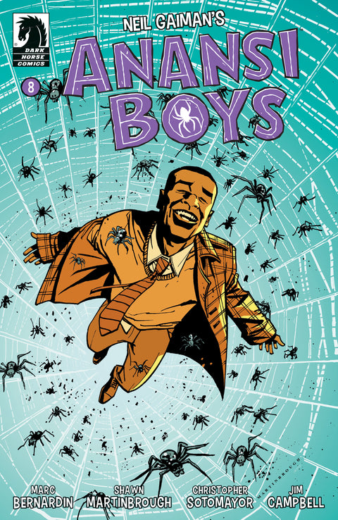 Anansi Boys I #8 (CVR B) (Shawn Martinbrough) Dark Horse Comics Neil Gaiman Shawn Martinbrough Shawn Martinbrough