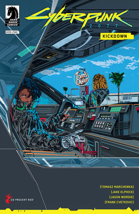 Cyberpunk 2077: Kickdown #3 (CVR B) (RUDCEF) Dark Horse Comics Tomasz Marchewka Jake Elphick RUDCEF