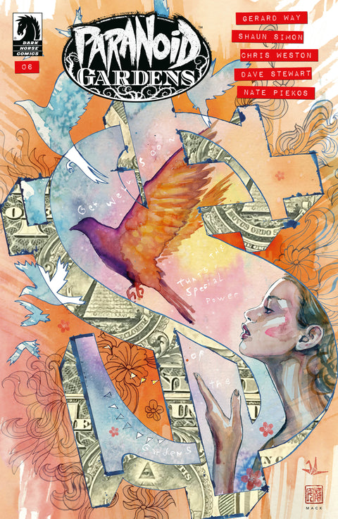 Paranoid Gardens #6 (CVR B) (David Mack) Dark Horse Comics Gerard Way Chris Weston David Mack