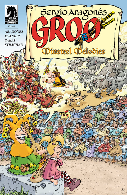 Groo: Minstrel Melodies #3 (CVR A) (Sergio Aragonés) Dark Horse Comics Sergio Aragonés Sergio Aragonés Sergio Aragonés