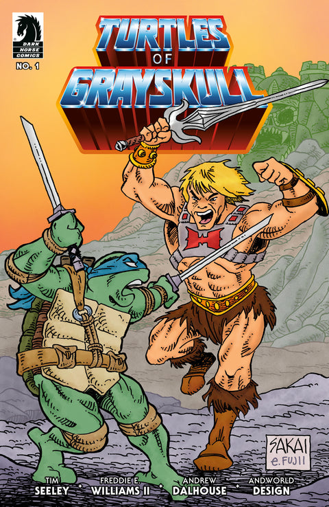 Masters of the Universe/Teenage Mutant Ninja Turtles: Turtles of Grayskull #1 (CVR B) (Stan Sakai) Dark Horse Comics Tim Seeley Freddie Wiilliams II Stan Sakai