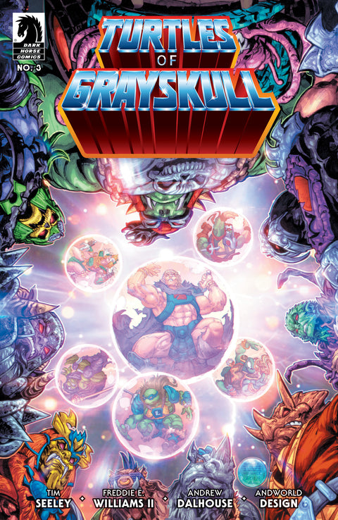 Masters of the Universe/Teenage Mutant Ninja Turtles: Turtles of Grayskull #3 (CVR A) (Freddie E. Williams II) Dark Horse Comics Tim Seeley Freddie E. Williams II Freddie E. Williams II