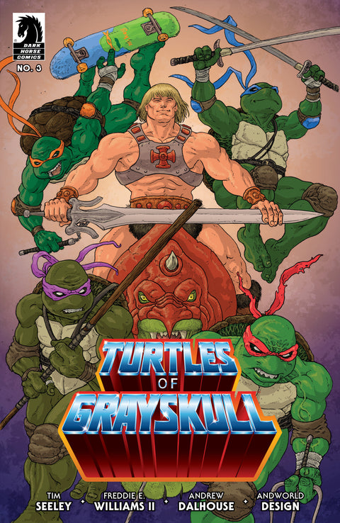 Masters of the Universe/Teenage Mutant Ninja Turtles: Turtles of Grayskull #3 (CVR C) (Ramon Villalobos) Dark Horse Comics Tim Seeley Freddie E. Williams II Ramon Villalobos