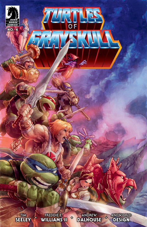 Masters of the Universe/Teenage Mutant Ninja Turtles: Turtles of Grayskull #4 (C VR C) (Fero Peniche) Dark Horse Comics Tim Seeley Freddie E. Williams II Fero Peniche