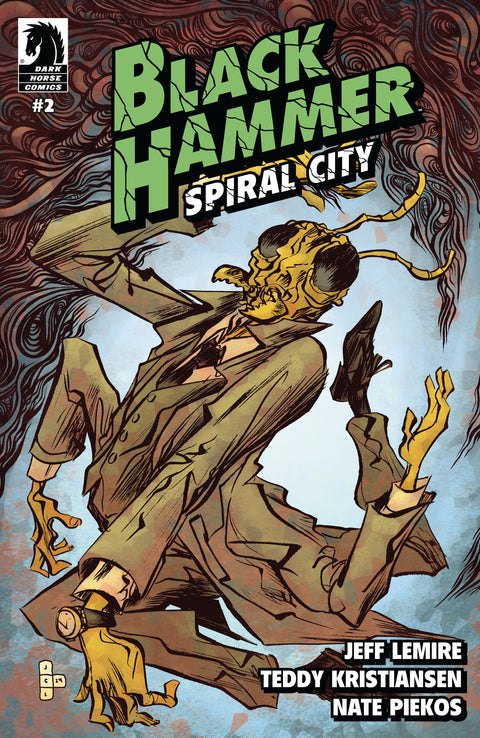 Black Hammer: Spiral City #2 (CVR B) (Jesse Lonergan) Dark Horse Comics Jeff Lemire Teddy Kristiansen Jesse Lonergan