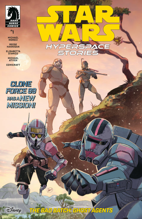 Star Wars: Hyperspace Stories-The Bad Batch--Ghost Agents #1 (CVR B) (French Car lomagno) Dark Horse Comics Michael Moreci Reese Hannigan French Carlomagno