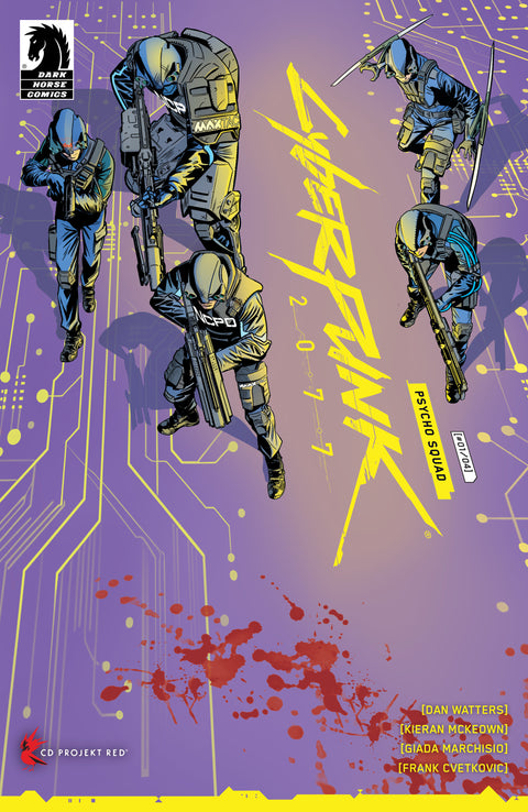 Cyberpunk 2077: Psycho Squad #1 (CVR A) (Kieran McKeown) Dark Horse Comics Dan Watters Kieran McKeown Kieran McKeown