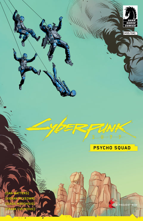 Cyberpunk 2077: Psycho Squad #2 (CVR A) (Kieran McKeown) Dark Horse Comics Dan Watters Kieran McKeown Kieran McKeown