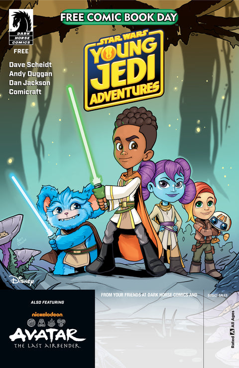 Free Comic Book Day 2025: Star Wars/Avatar: The Last Airbender (Bundle of 20) Dark Horse Comics Dave Scheidt Andy  Duggan Andy  Duggan