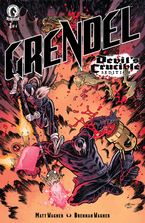 Grendel: Devil's Crucible--Sedition #3 (CVR B) (Mark Laszlo) Dark Horse Comics Matt Wagner Matt Wagner Mark Laszlow