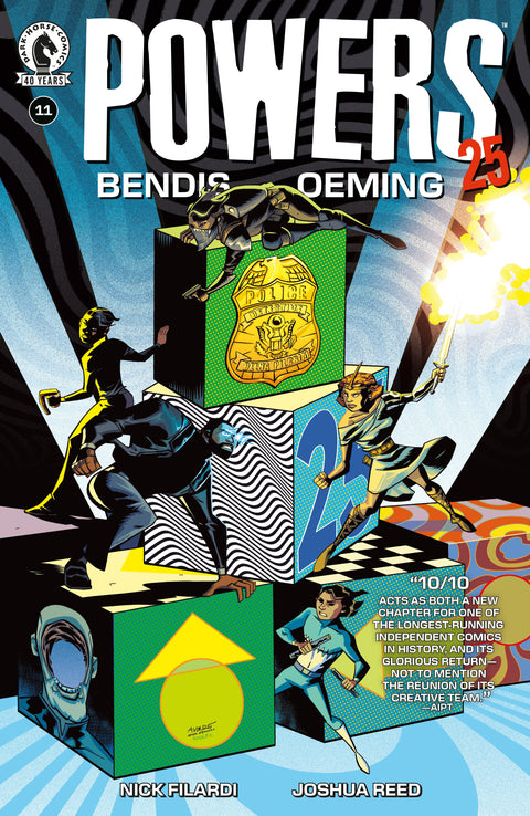 Powers 25 #11 (CVR A) (Michael Avon Oeming) Dark Horse Comics Brian Michael Bendis Michael Avon Oeming Michael Avon Oeming