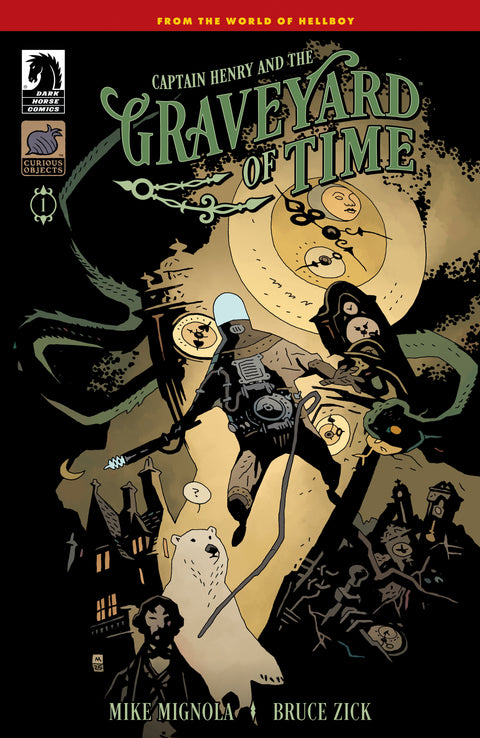 Captain Henry and the Graveyard of Time 1 Comic Mike Mignola Variant Dark Horse Comics 2025