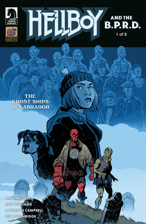 Hellboy and the B.P.R.D.: The Ghost Ships of Labrador 1 Comic Matt Smith Variant Dark Horse Comics 2025