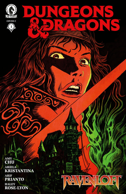 Dungeons & Dragons: Ravenloft #1 (CVR C) (Francesco Francavilla) Dark Horse Comics Amy Chu Ariela Kristantina Francesco Francavilla