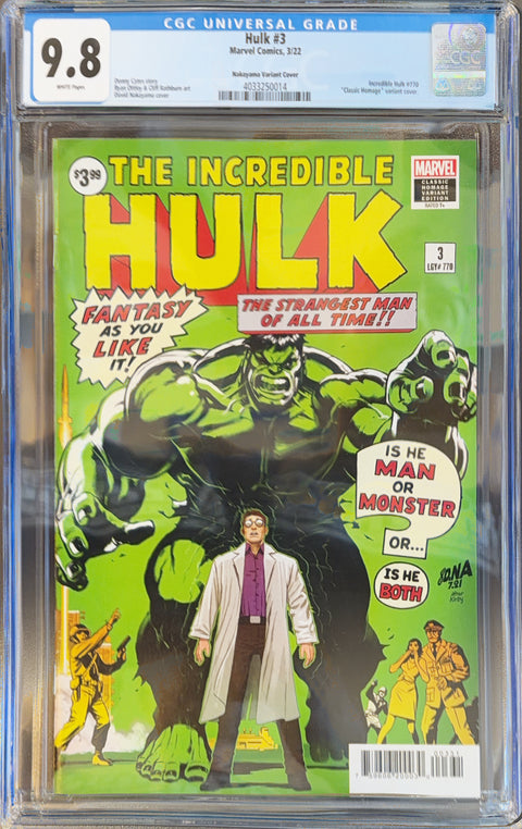Hulk, Vol. 4 #3 (CGC 9.8) (2022)