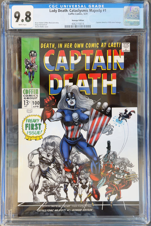 Lady Death: Cataclysmic Majesty #1 (CBCS 9.8) (2021)