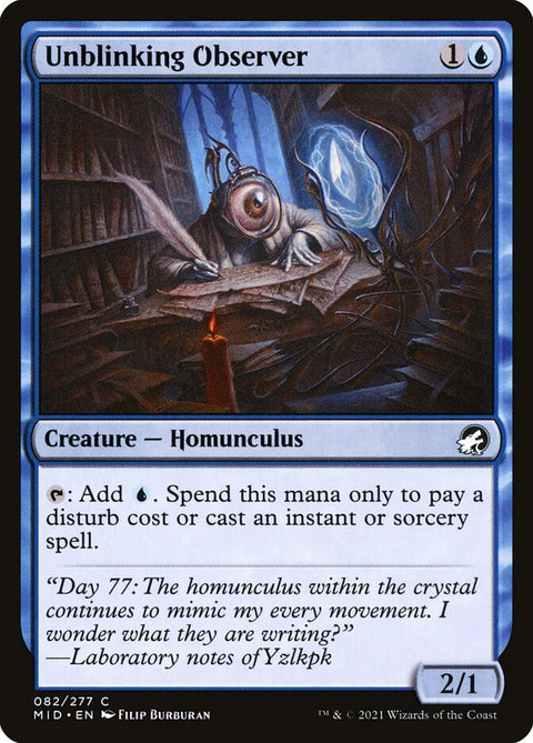 Unblinking Observer (Foil)
