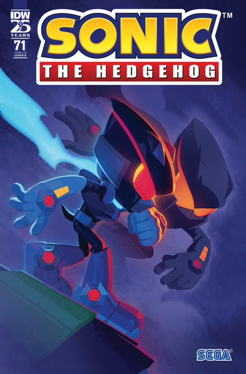 Sonic the Hedgehog #71 Variant B (Stanley) IDW Publishing Evan Stanley Min Ho Kim Evan Stanley