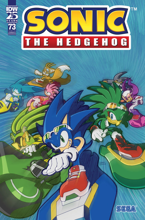 Sonic the Hedgehog #73 Variant B (Fonseca) IDW Publishing Evan Stanley Min Ho Kim Mauro Fonseca