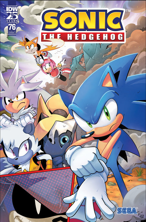 Sonic the Hedgehog #76 Cover A (Rothlisberger) IDW Publishing Ian Flynn Aaron Hammerstrom Thomas Rothlisberger