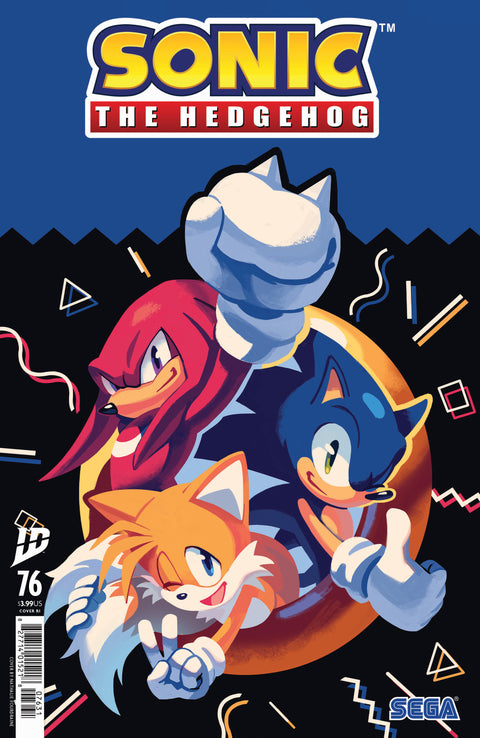 Sonic the Hedgehog #76 Variant RI (10) (Fourdraine) 1:10 IDW Publishing Ian Flynn Aaron Hammerstrom Nathalie Fourdraine