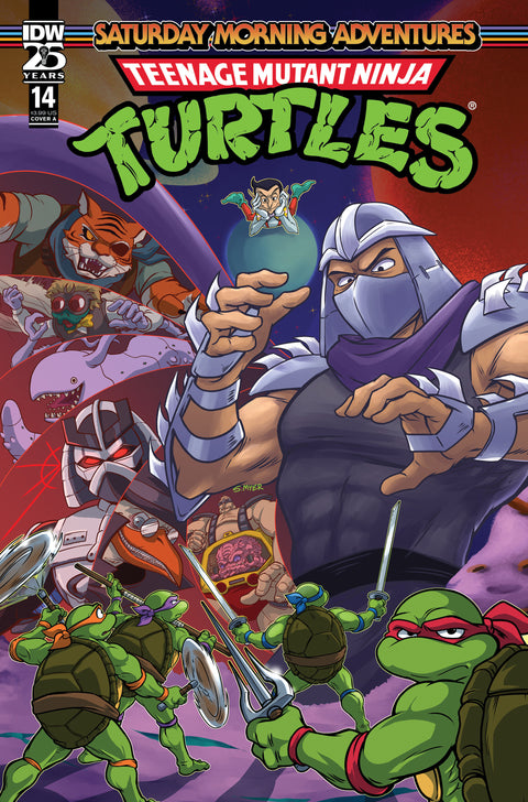 Teenage Mutant Ninja Turtles: Saturday Morning Adventures #14 Cover A (Myer) IDW Publishing Erik Burnham Sarah Myer Sarah Myer