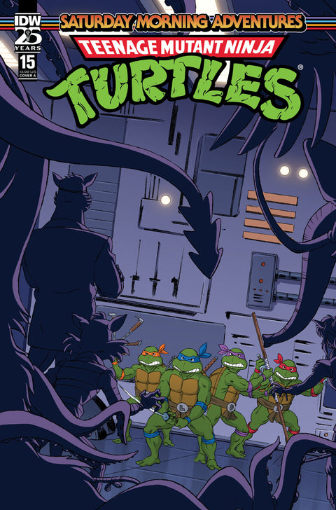 Teenage Mutant Ninja Turtles: Saturday Morning Adventures #15 Cover A (Schoening) IDW Publishing Erik Burnham Dan Schoening Dan Schoening