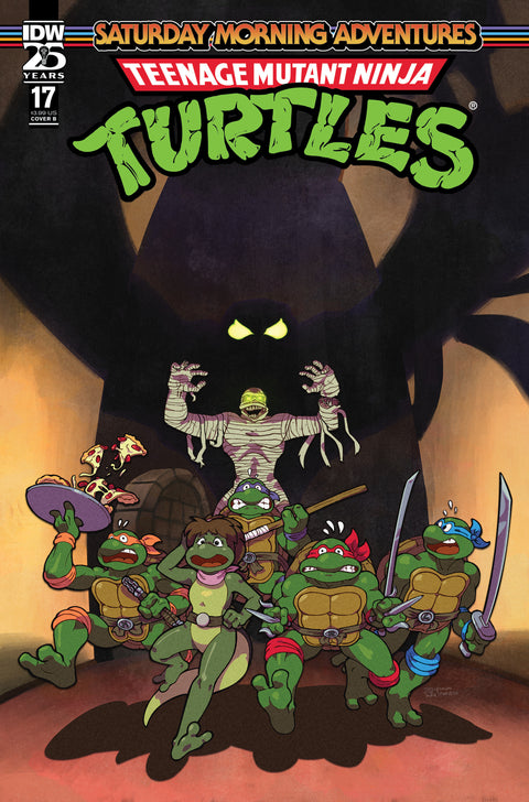Teenage Mutant Ninja Turtles: Saturday Morning Adventures #17 Variant B (Fonseca) IDW Publishing Erik Burnham Sarah Myer Mauro Fonseca