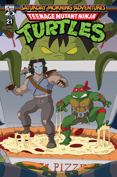 Teenage Mutant Ninja Turtles: Saturday Morning Adventures #21 Cover A (Schoening) IDW Publishing Erik Burnham Dan Schoening Dan Schoening