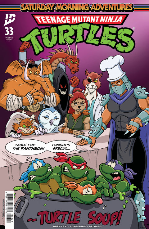 Teenage Mutant Ninja Turtles: Saturday Morning Adventures Continued 33 Comic Aaron Hazouri Variant IDW Publishing 2026