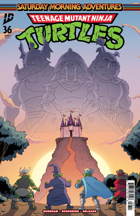 Teenage Mutant Ninja Turtles: Saturday Morning Adventures #36 Cover A (Schoening) IDW Publishing Erik Burnham Dan Schoening Dan Schoening