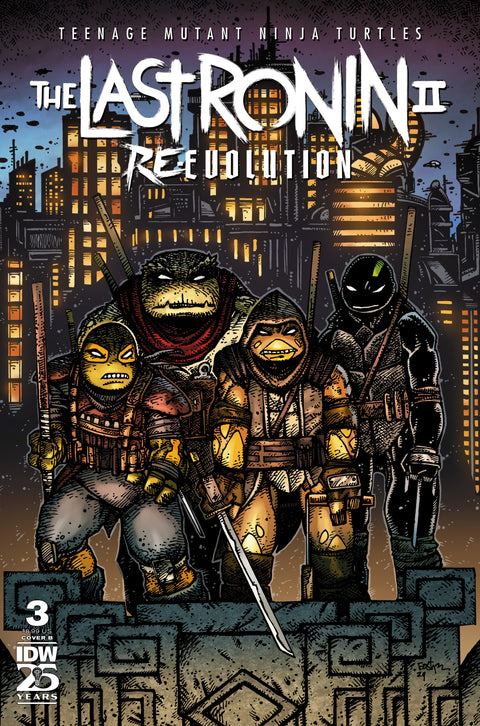 Teenage Mutant Ninja Turtles: The Last Ronin II—Re-Evolution #3 Variant B (Eastman) IDW Publishing Kevin Eastman Ben Bishop Kevin Eastman