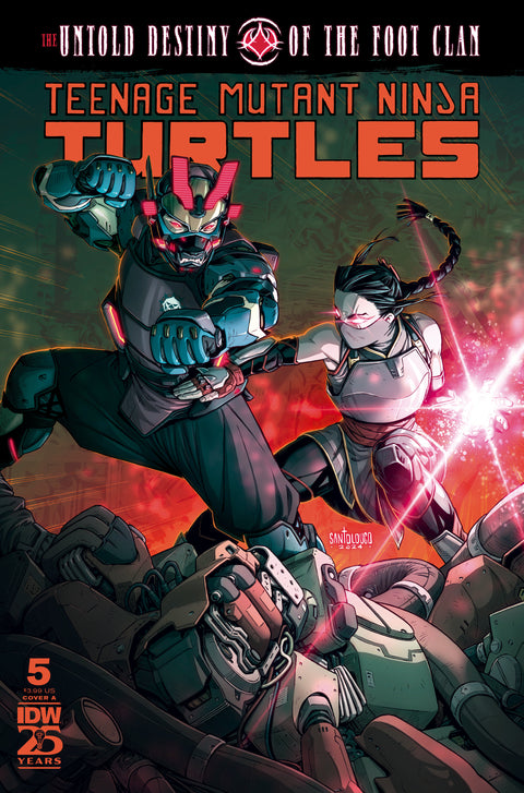 Teenage Mutant Ninja Turtles: The Untold Destiny of the Foot Clan #5 Cover A (Santolouco) IDW Publishing Erik Burnham Mateus Santolouco Mateus Santolouco