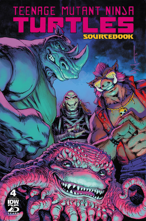 Teenage Mutant Ninja Turtles: Sourcebook #4 Cover A (Wachter) IDW Publishing Patrick Ehlers Various Dave Wachter