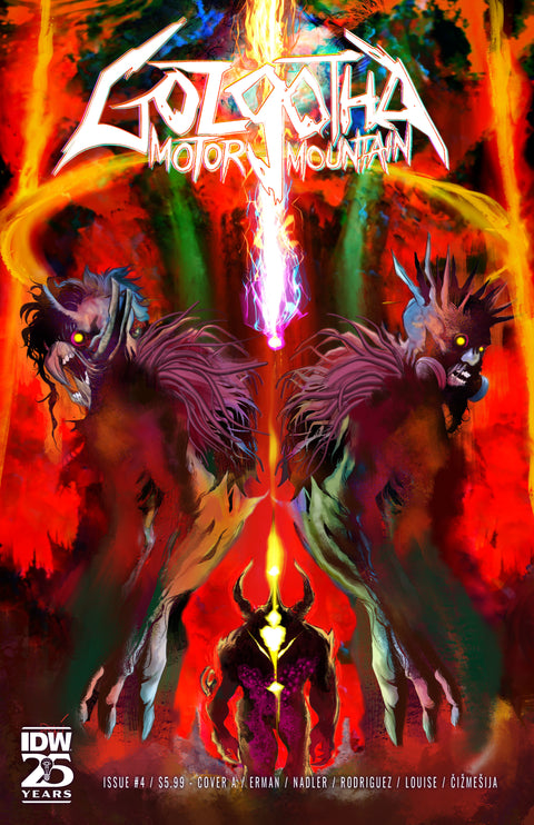 Golgotha Motor Mountain #4 Cover A (Rodriguez) IDW Publishing Matthew Erman Robbi Rodriguez Robbi Rodriguez