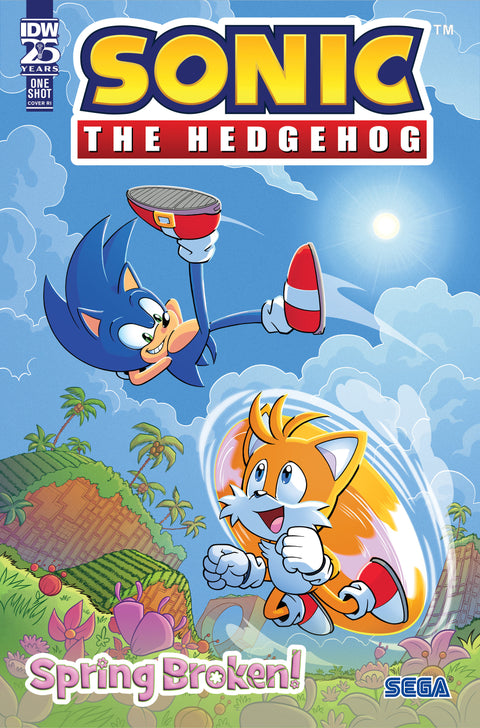 Sonic the Hedgehog: Spring Broken! Variant RI (10) (Bulmer) 1:10 IDW Publishing Josh Trujillo Adam Bryce Thomas Abby Bulmer