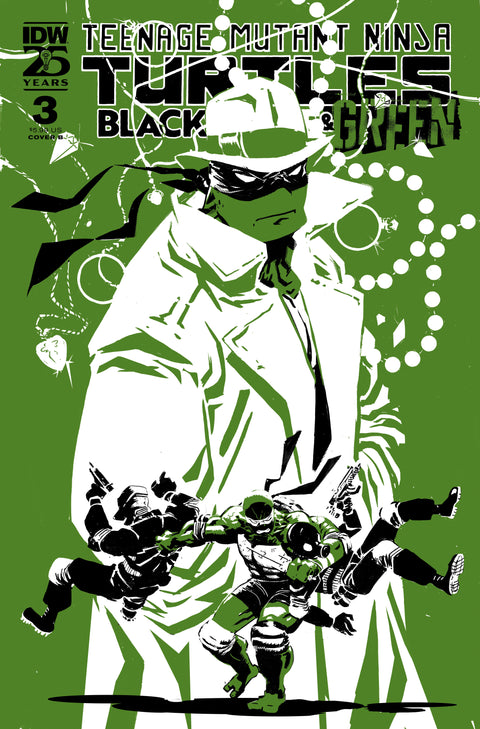 Teenage Mutant Ninja Turtles: Black, White, and Green #3 Variant B (Rossmo) IDW Publishing Various Various Riley Rossmo