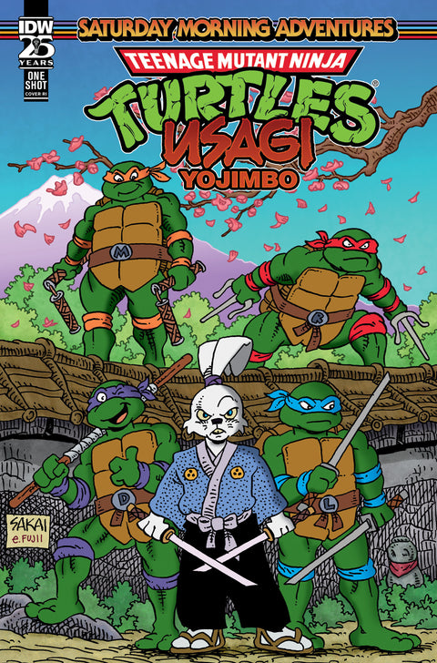 Teenage Mutant Ninja Turtles/Usagi Yojimbo: Saturday Morning Adventures Variant RI (50) (Sakai) 1:50 IDW Publishing Erik Burnham Jack Lawrence Stan Sakai