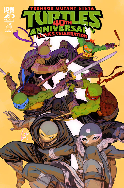 Teenage Mutant Ninja Turtles: 40th Anniversary Comics Celebration Variant E (Federici) IDW Publishing Various Various Vincenzo Federici
