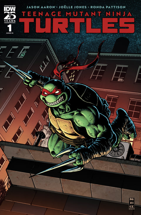 Teenage Mutant Ninja Turtles (2024) #1 Variant RI (50) (Robertson) 1:50 IDW Publishing Jason Aaron Joelle Jones Darick Robertson