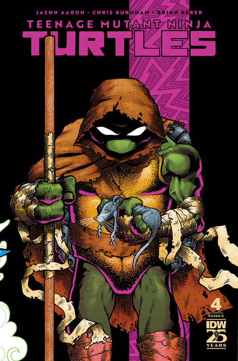 Teenage Mutant Ninja Turtles (2024) #4 Variant D (J. Gonzo) IDW Publishing Jason Aaron Chris Burnham J. Gonzo