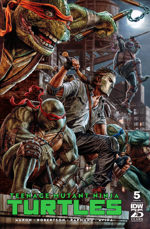 Teenage Mutant Ninja Turtles (2024) #5 Variant RI (75) (Bermejo) 1:75 IDW Publishing Jason Aaron Darick Robertson Lee Bermejo